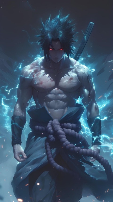 Sasuke Uchiha Shippuden Wallpaper 4K for iPhone