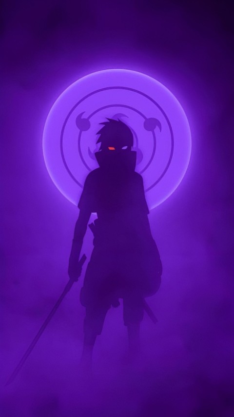 Naruto Wallpaper for phone 4K Sasuke