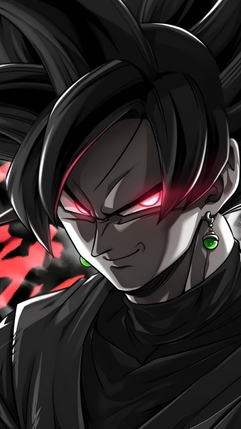 Black Goku Wallpaper Dragon Ball 4K for Phone