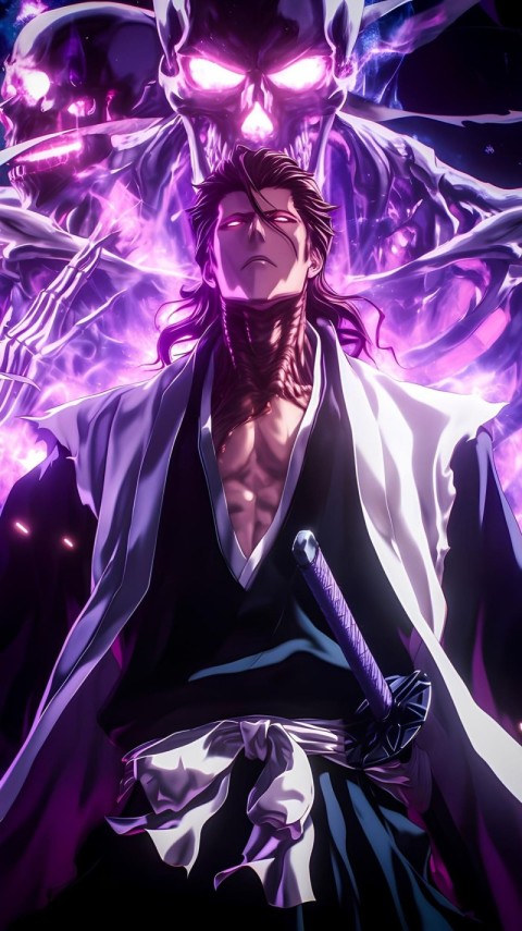 Bleach Wallpaper Aizen Sosuke 4K for Phone
