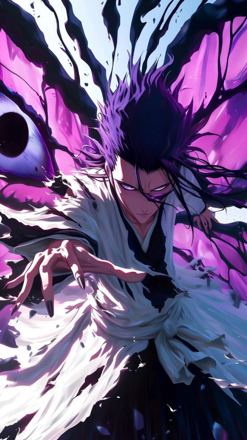 Aizen Wallpaper Bleach Sosuke 4K for Mobile
