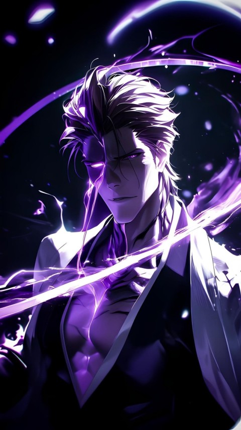 Aizen Wallpaper Bleach Sosuke 4K for iPhone