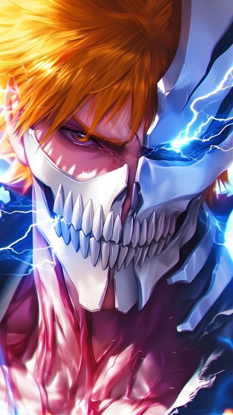 Bleach Wallpaper 4K Ichigo Kurosaki for iPhone