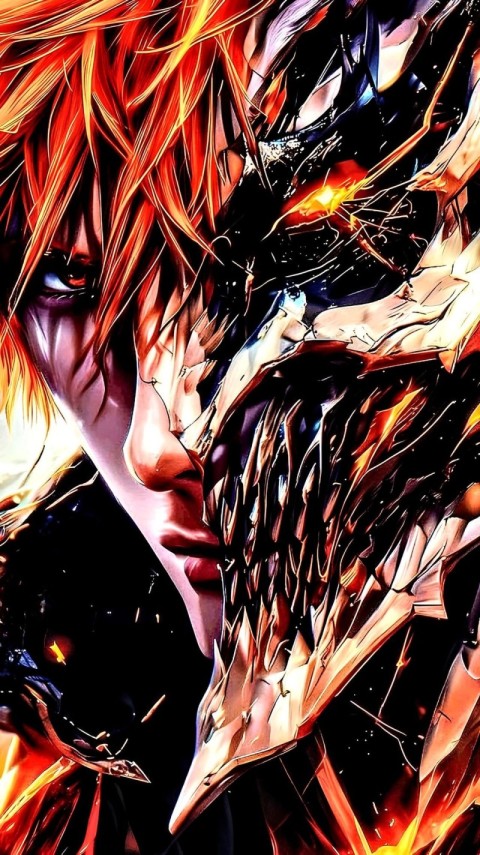 Anime Bleach Wallpaper 4K Ichigo Kurosaki for Phone