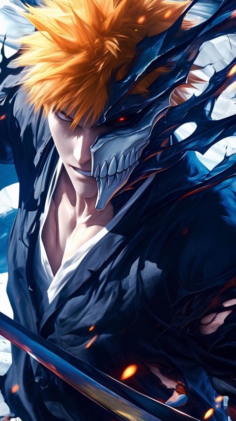 Anime Bleach Wallpaper 4K Ichigo Kurosaki for Mobile