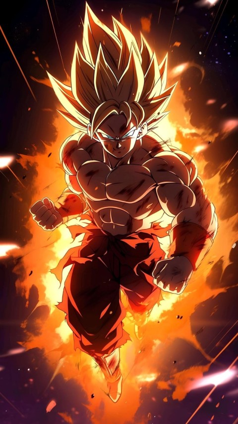 Dragon Ball Z Anime Wallpaper Goku 4K for Phone