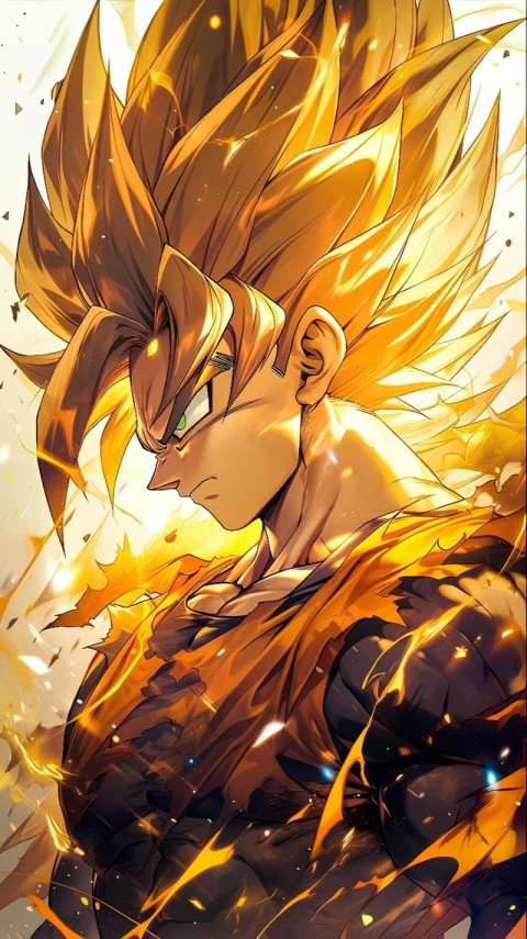 Dragon Ball Z Wallpaper 4K Goku for iPhone