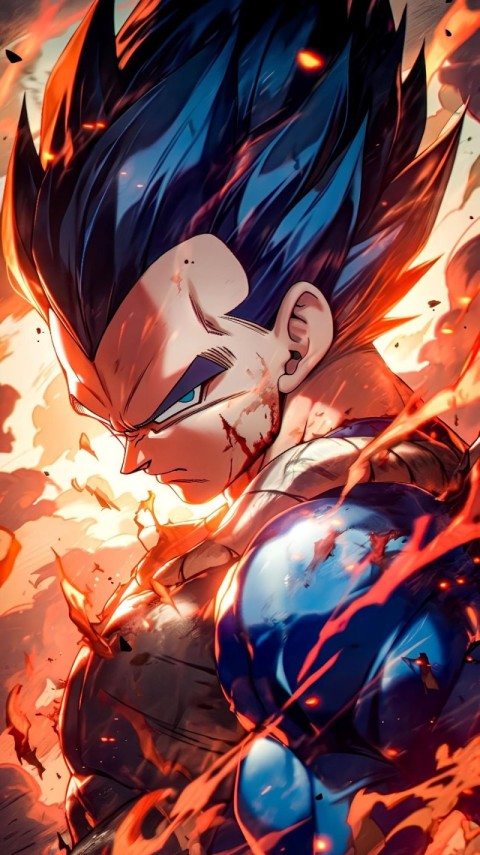 Dragon Ball Vegeta Wallpaper 4K for Phones