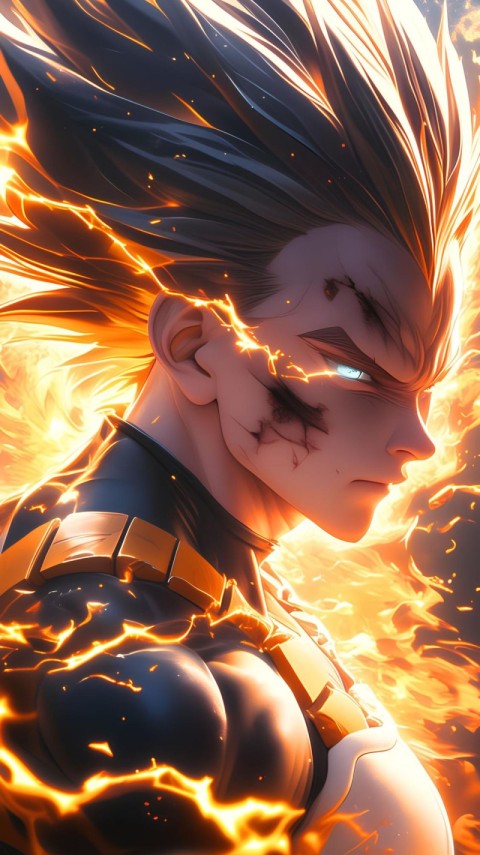 Dragon Ball Vegeta Wallpaper for Phone 4K