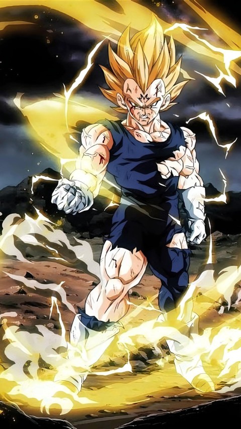 Dragon Ball Z Vegeta Wallpapers for Phone 4K