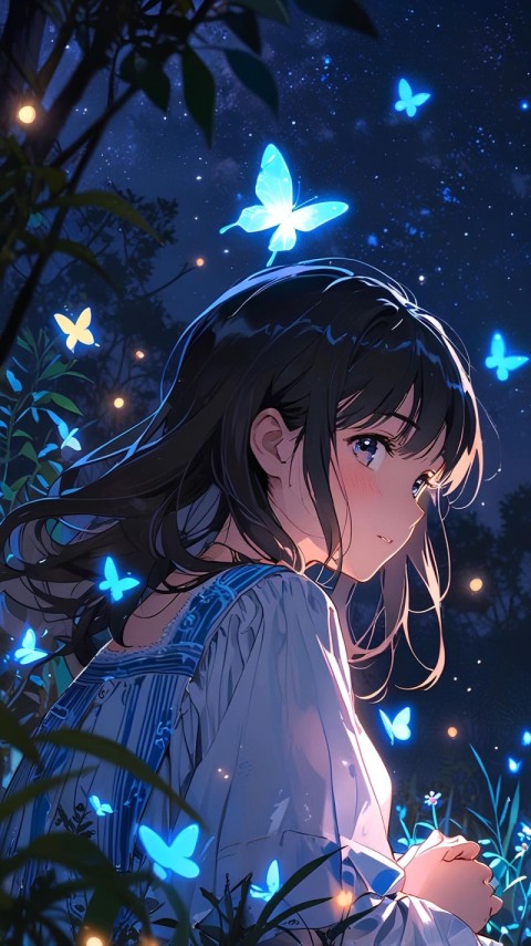 Wallpaper Anime Aesthetic Girl 4K for Mobile