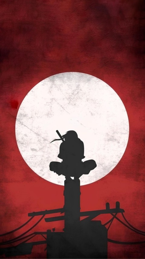 Wallpaper Anime Background 4K Itachi for Phone