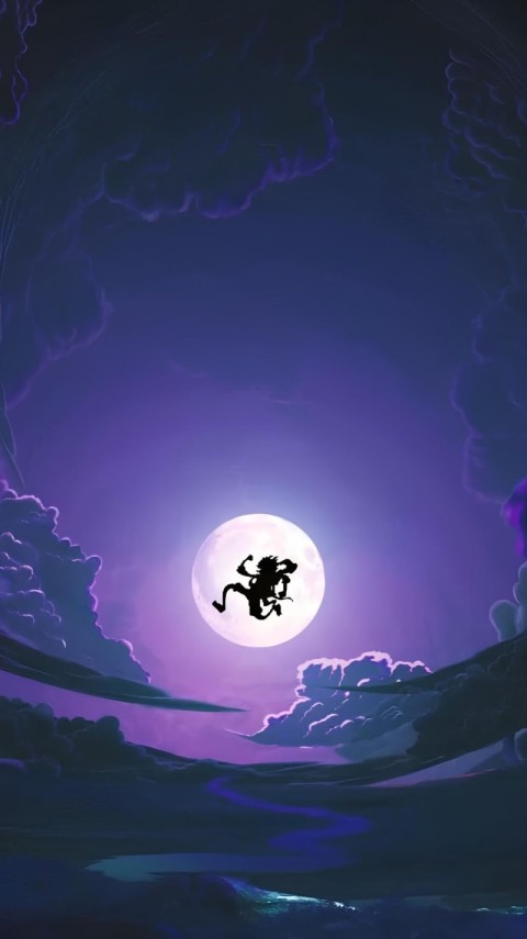 Wallpaper Anime Background 4K Luffy for Mobile