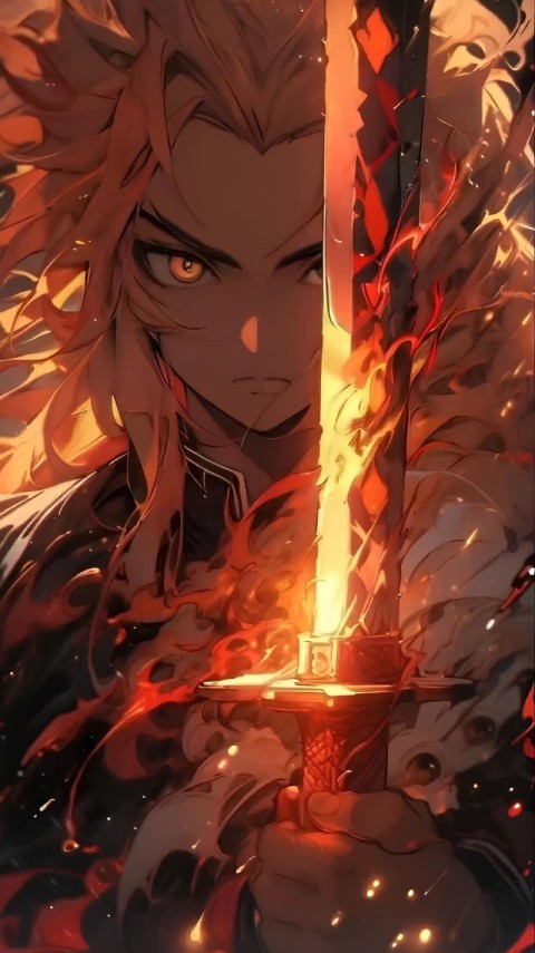 Wallpaper Anime iPhone 4K Rengoku for Phone